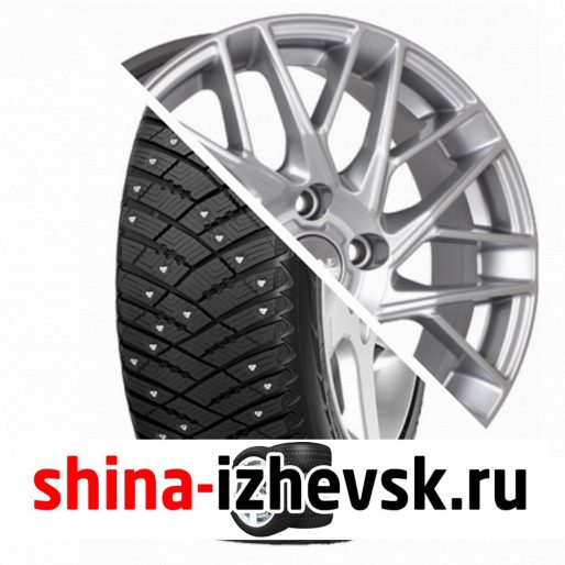 Колесо в сборе Goodyear Ultra Grip Ice Arctic 215/65 R16 T 98 + СКАД Сиена 6.5xR16 5×112 ET50 DIA57.1 Серебристый в Ижевске